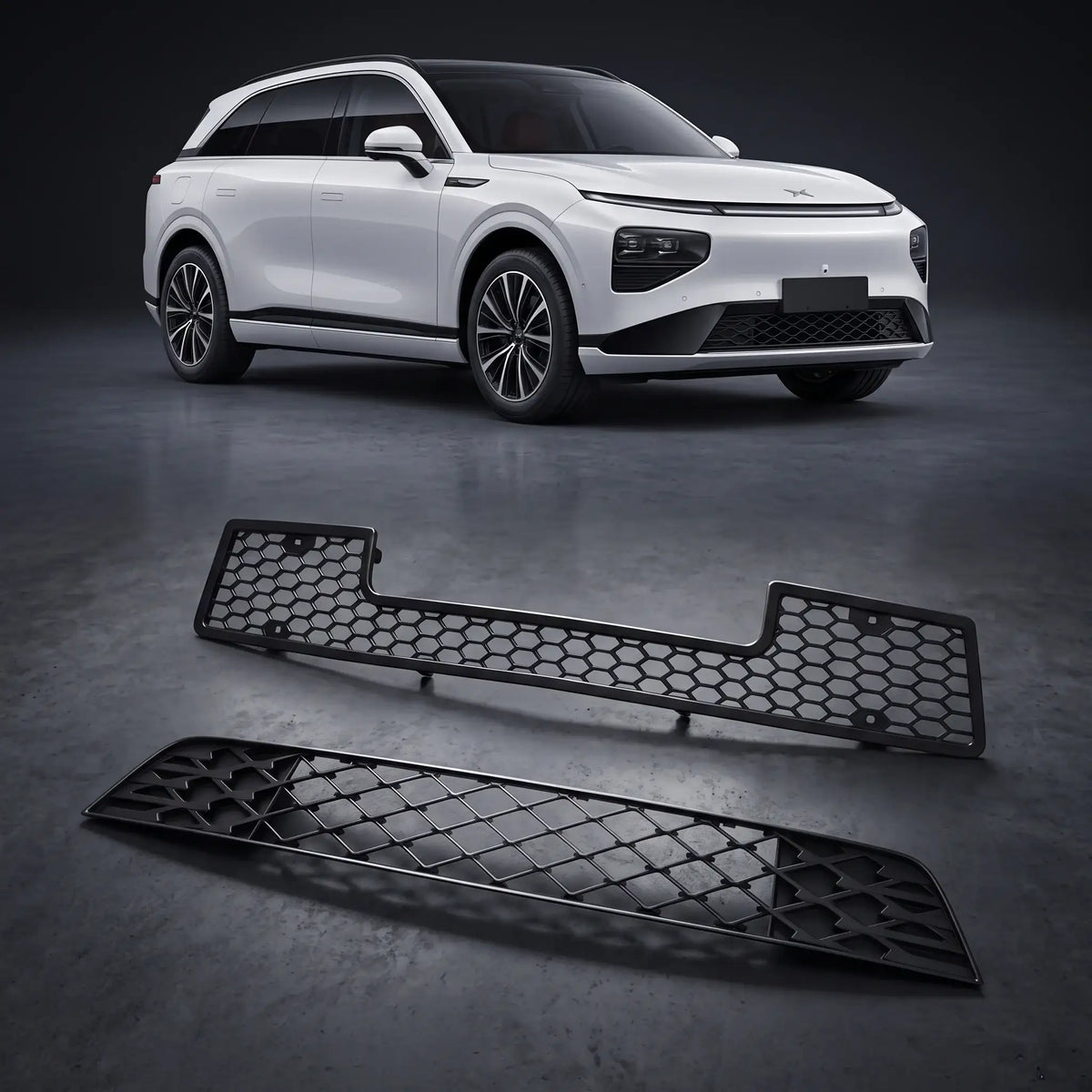 XPeng G9 / P7 Front Lower Bumper Grille Net Insect Proof Mesh Screen | carblaze 1