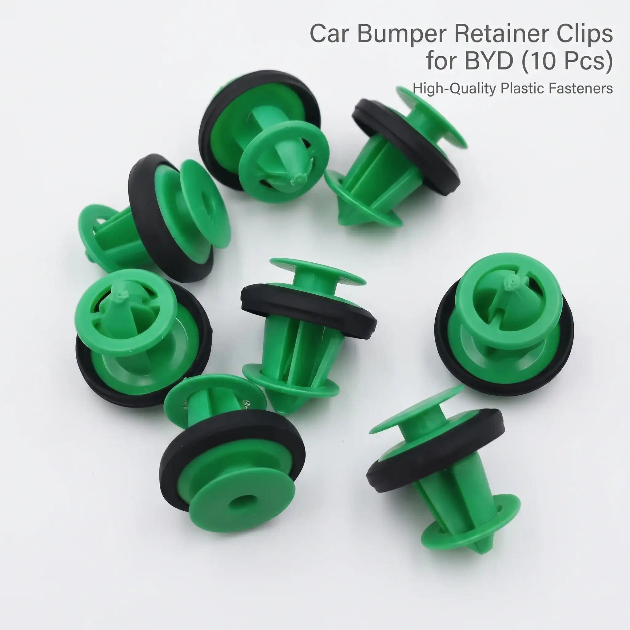 Car Bumper Retainer Clips Plastic Fasteners Rivets for BYD (10 Pcs)