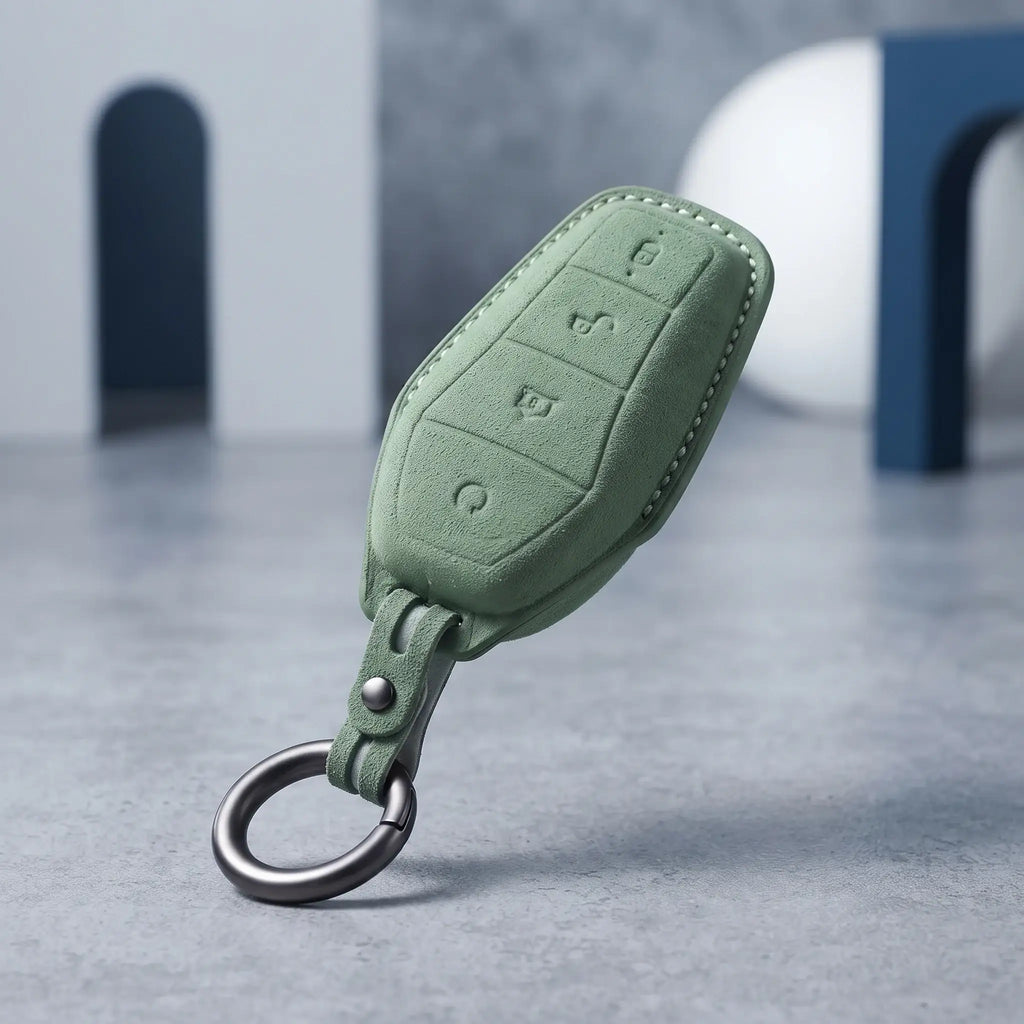 Car Key Fob Holder Keychain Alloy Ring for BYD Models
