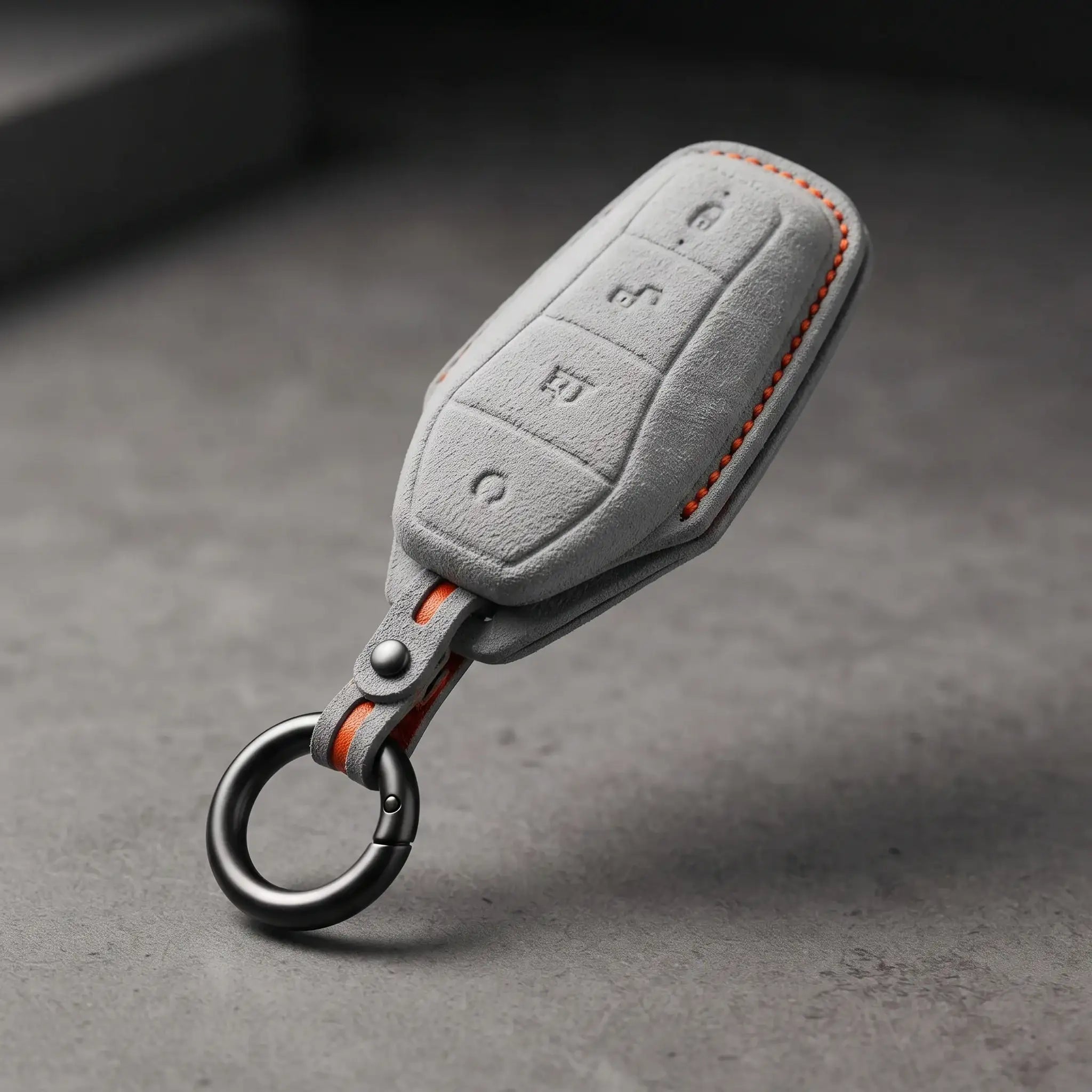 Car Key Fob Holder Keychain Alloy Ring for BYD Models