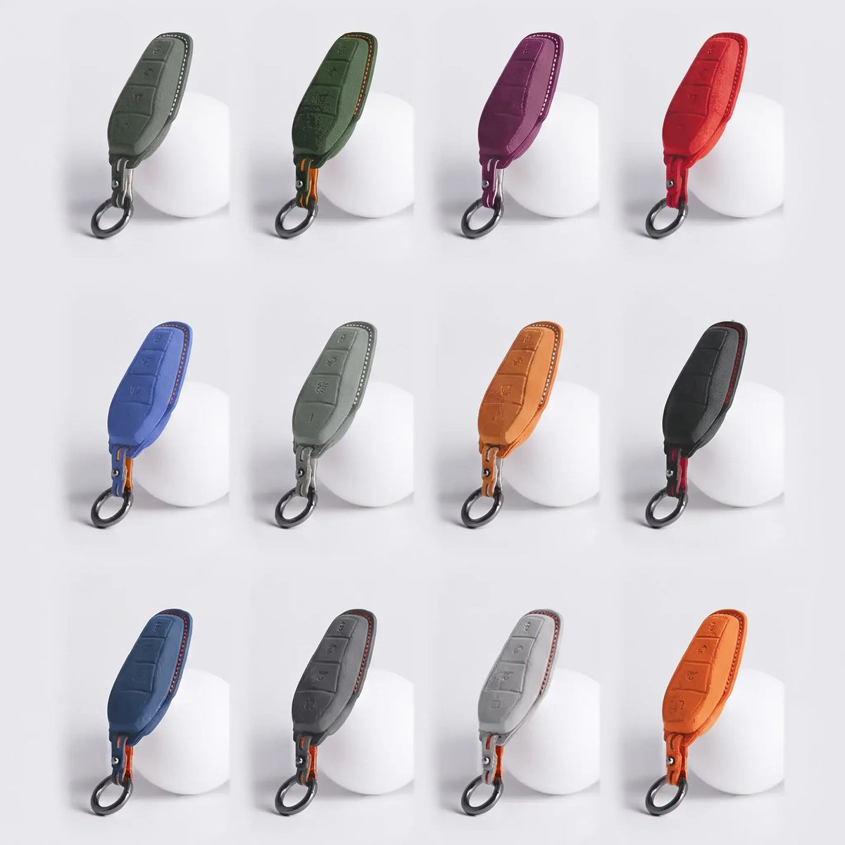 Car Key Fob Holder Keychain Alloy Ring for BYD Models