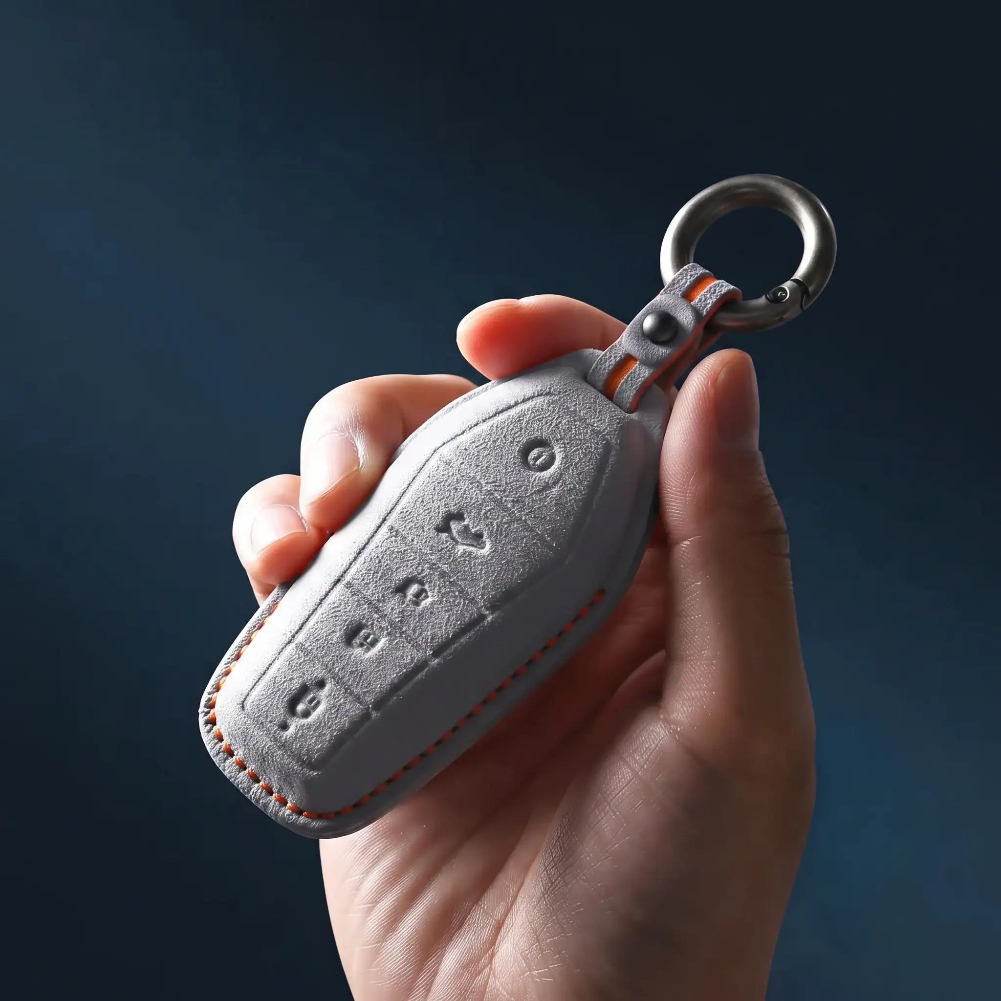 Car Key Fob Holder Keychain Alloy Ring for BYD Models