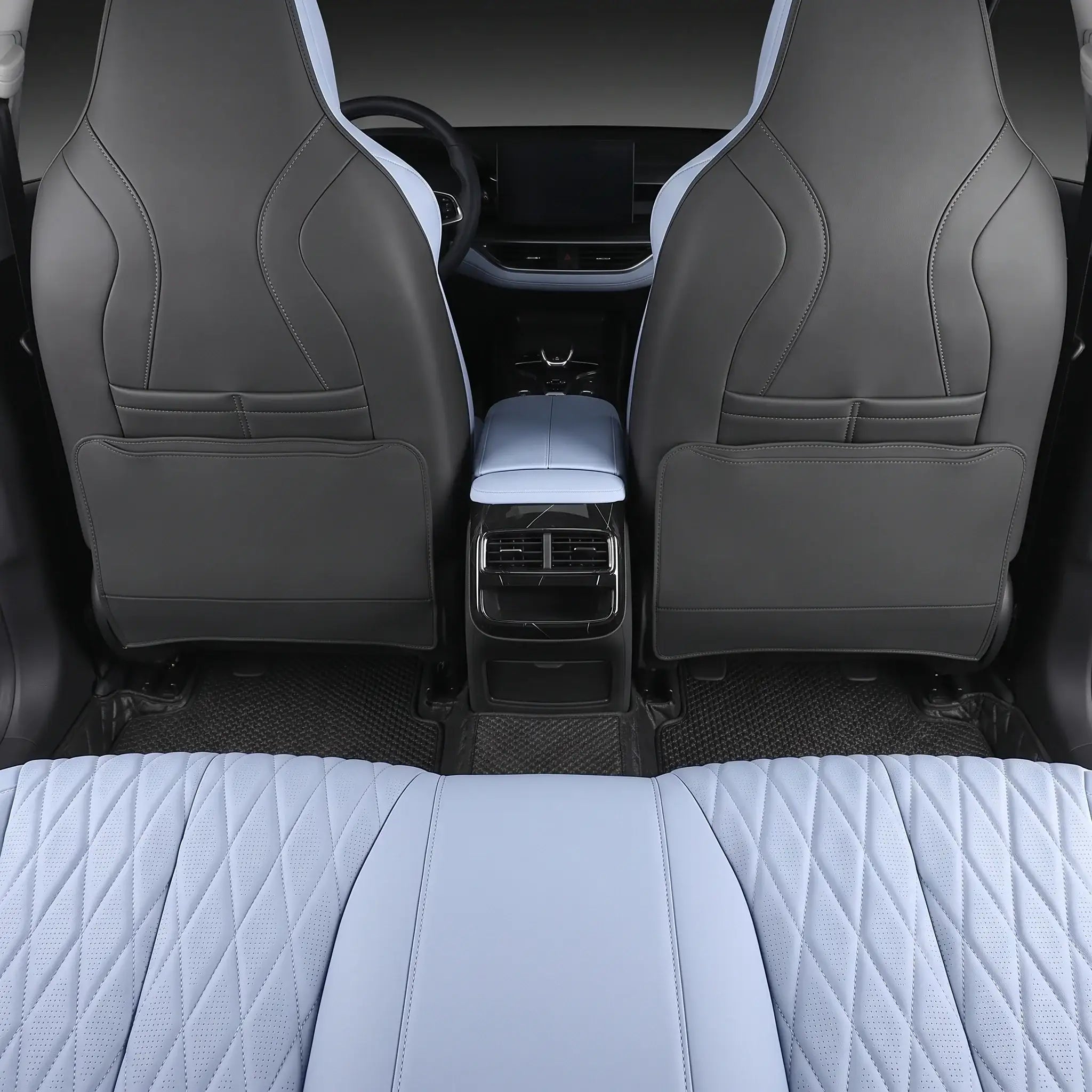 Car Seat Back Protector Mat Anti-Kick Guard Panel for BYD (2 Pcs)