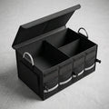 Collapsible Car Rear Trunk Organizer Box Cargo Storage Bin (Black) | carblaze 1