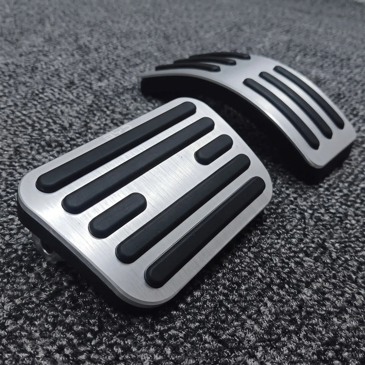 Brushed Aluminum Performance Fuel Brake Pedals Cover for BYD Atto 3 | carblaze 5