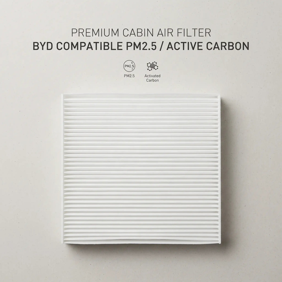 Cabin Air Filter PM2.5 Active Carbon Replacement Universal for BYD | carblaze 3
