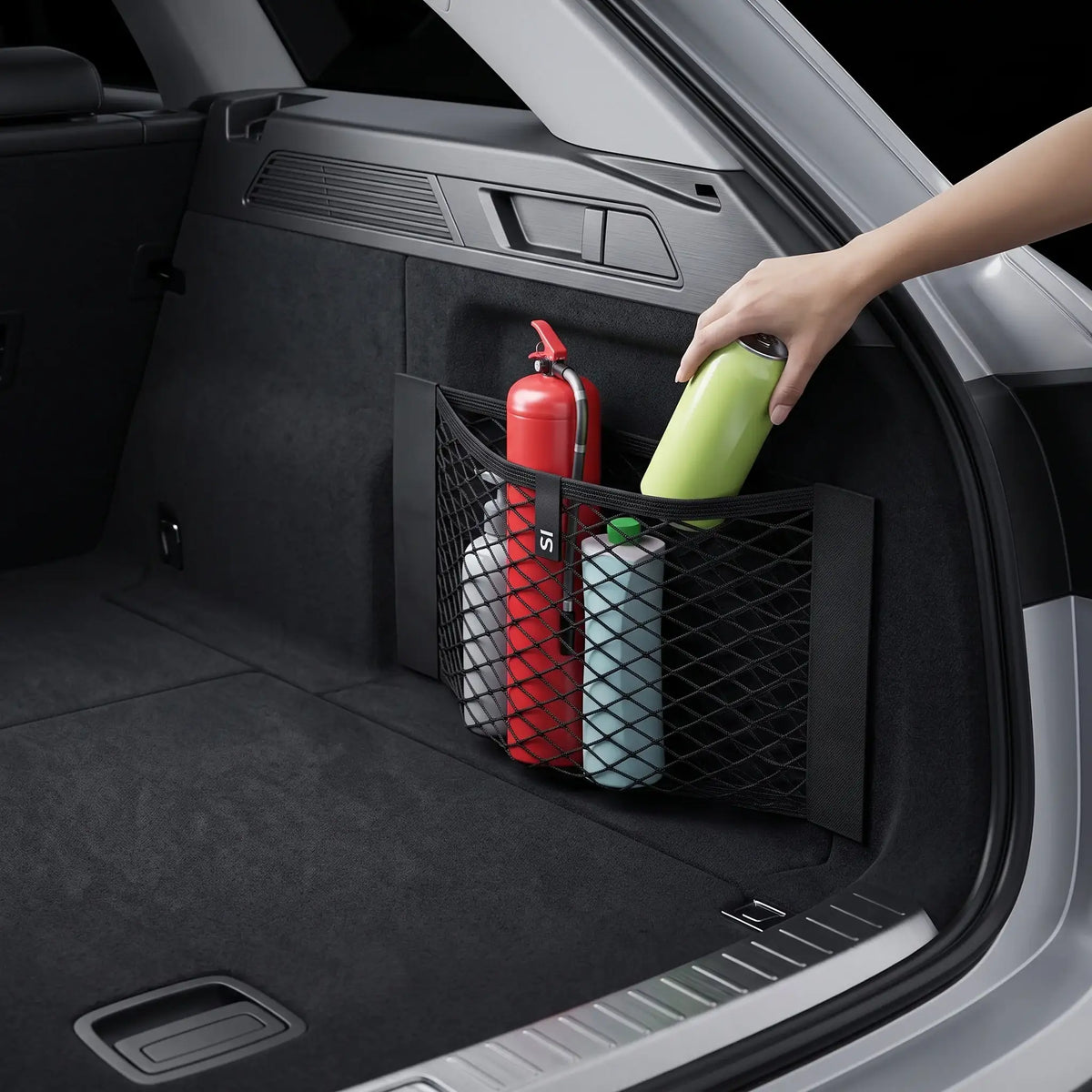 Car Trunk Mesh Pocket Elastic Net Storage Cargo Organizer Bag | carblaze 1