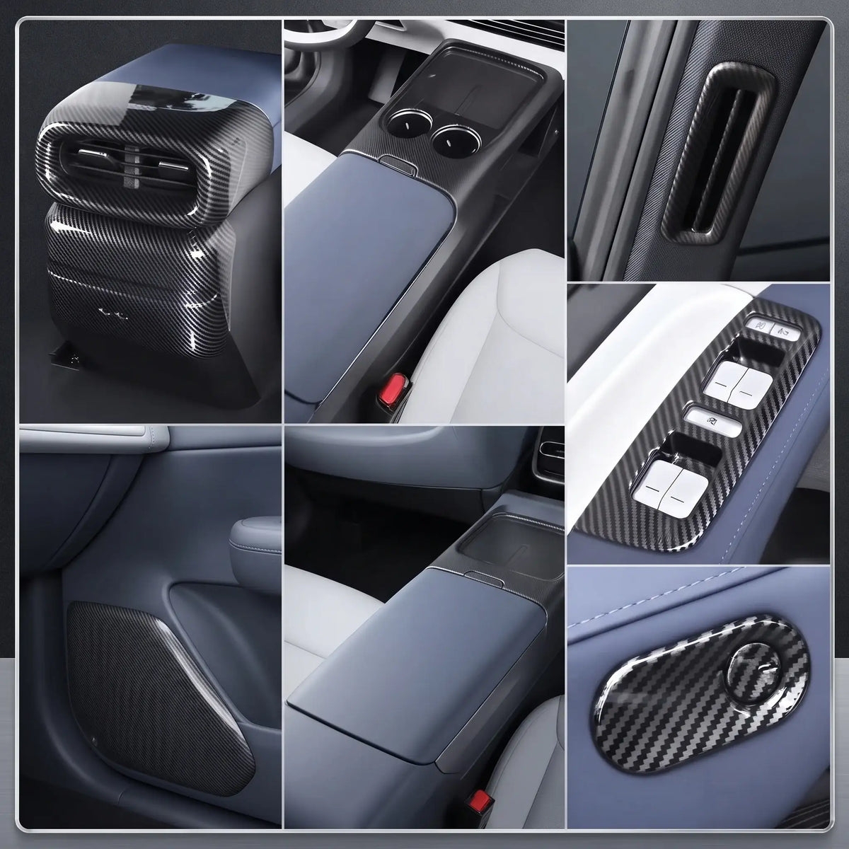 XPeng G6 Interior Moldings Cover Trim Decoration Patch (2023-2024) | carblaze 1