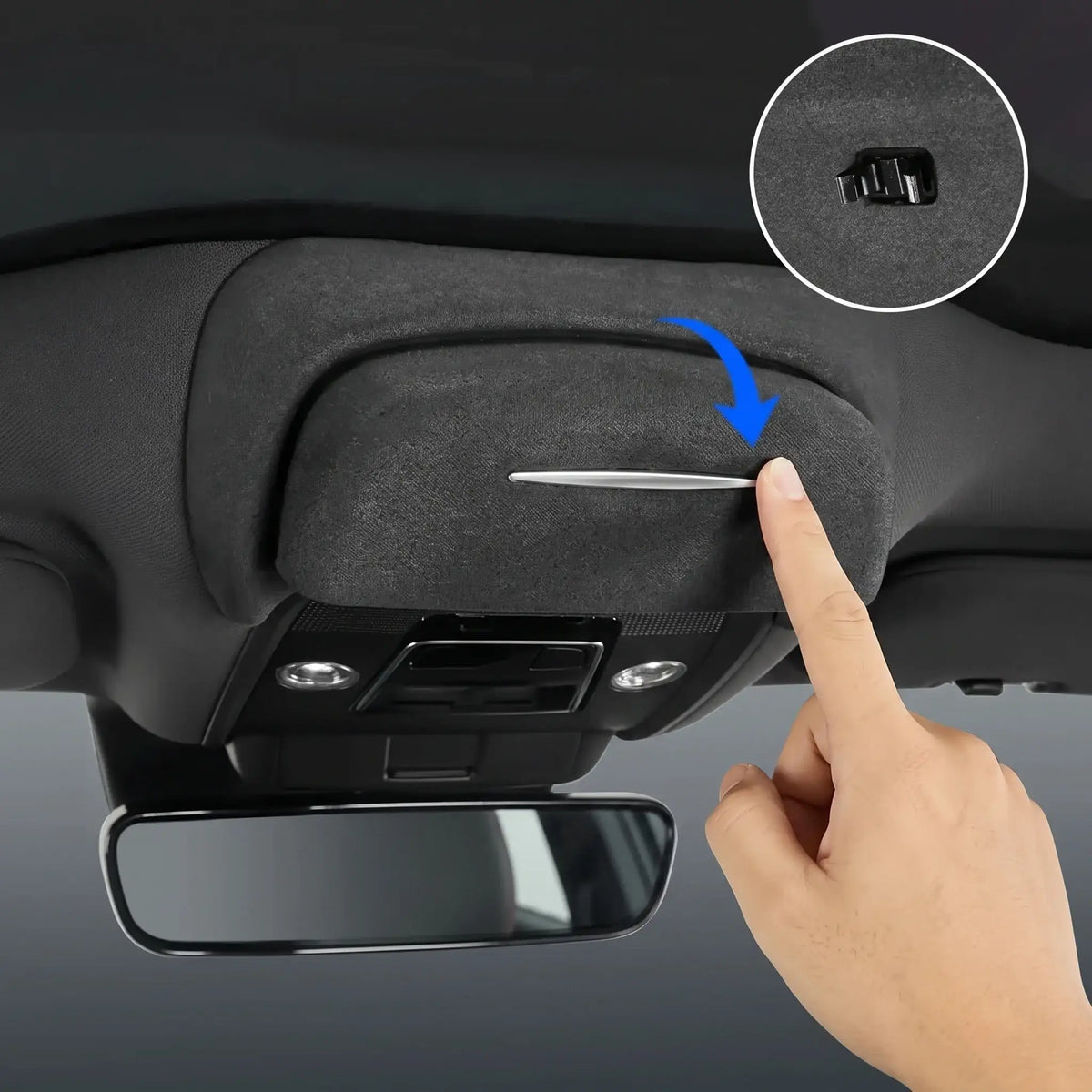 Car Overhead Eyeglass Sunglasses Case Holder Box for BYD Seal | carblaze 6
