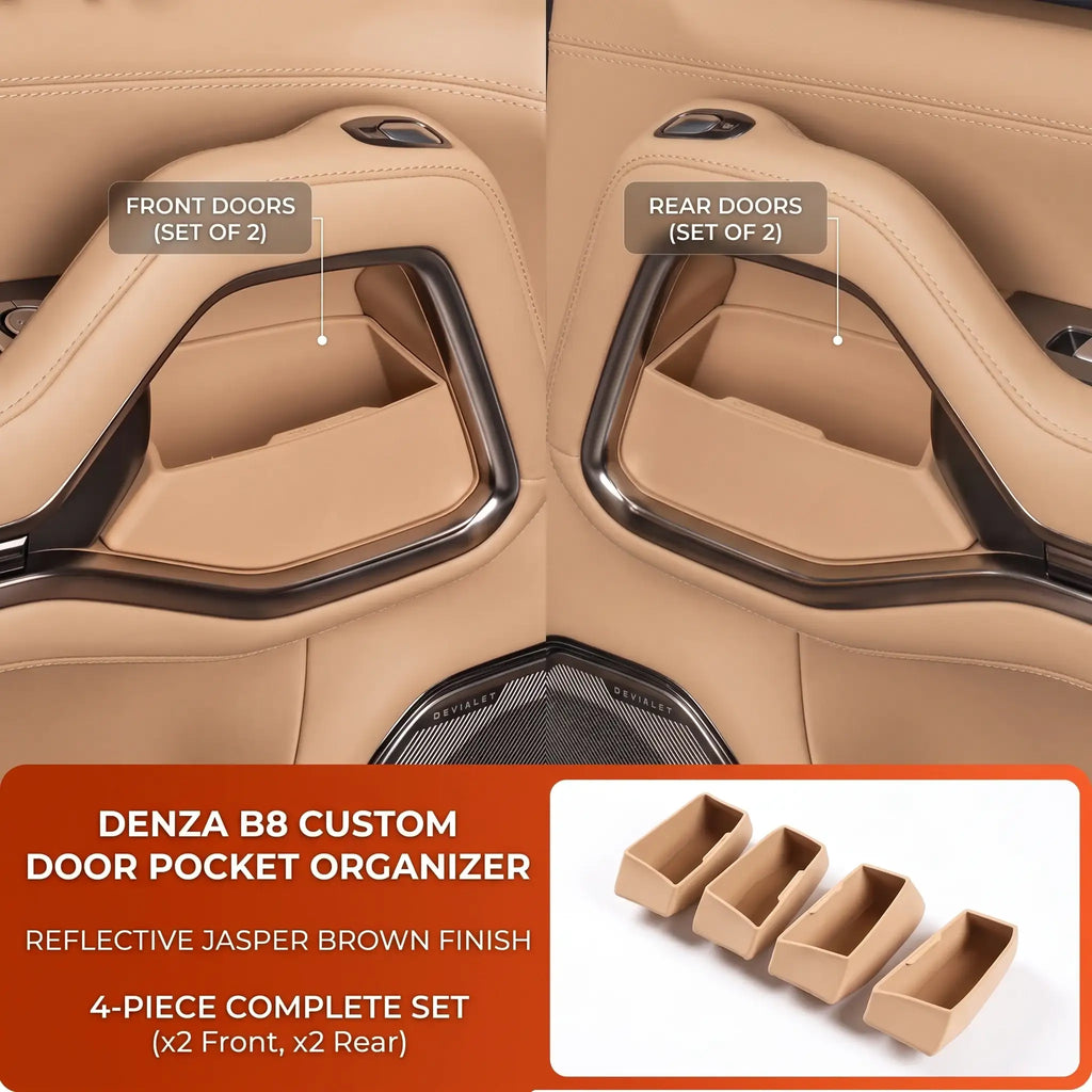 Organisateur de boîte de rangement pour poche de porte pour Denza B8 (4 pièces)