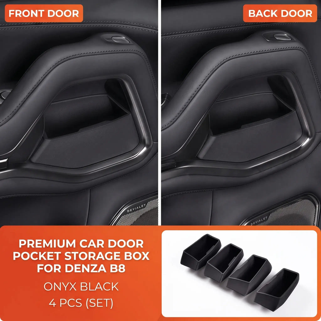 Organisateur de boîte de rangement pour poche de porte pour Denza B8 (4 pièces)