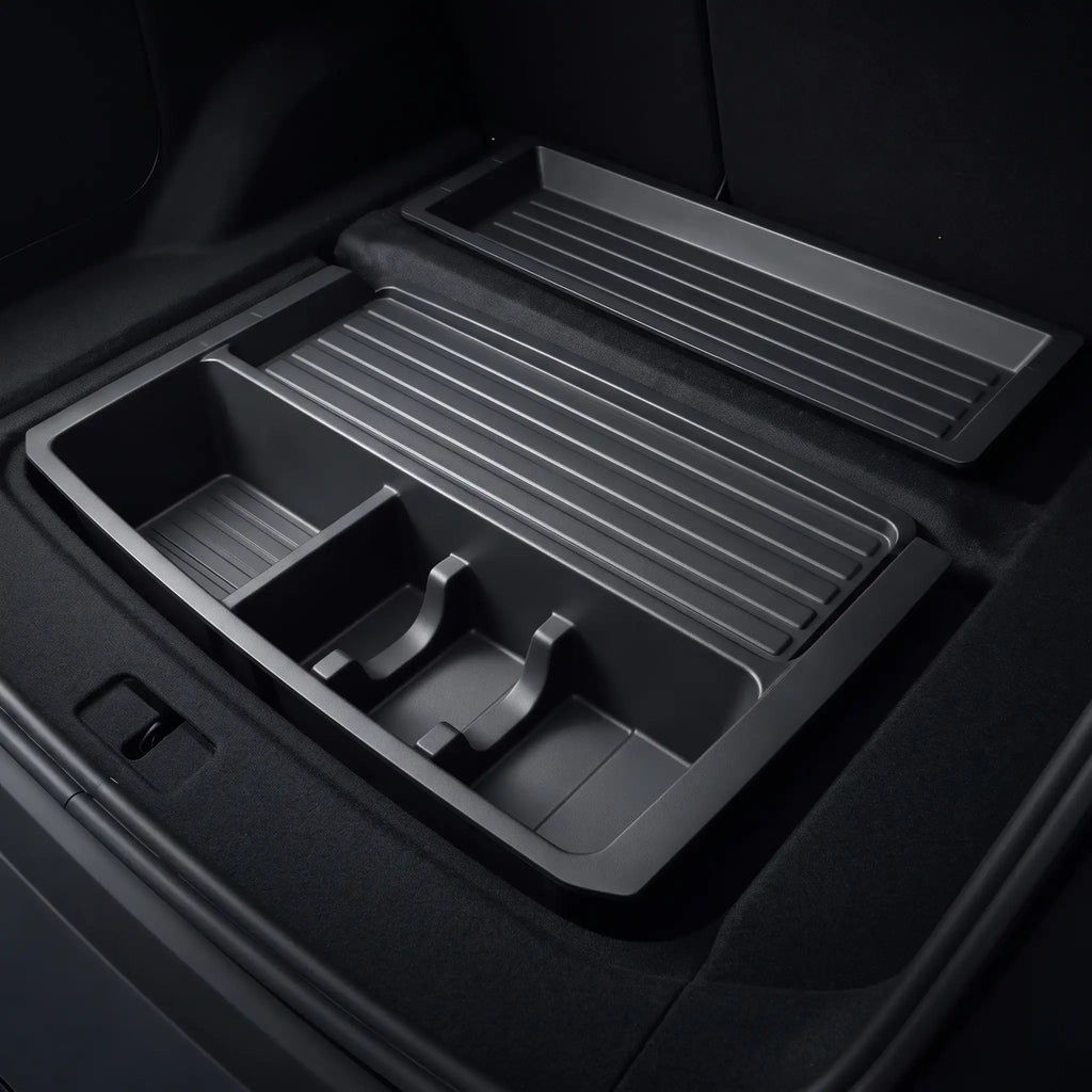 XPeng G6 Rear Trunk Boot Storage Tray Cargo Organizer Box Hidden Bin | carblaze 1