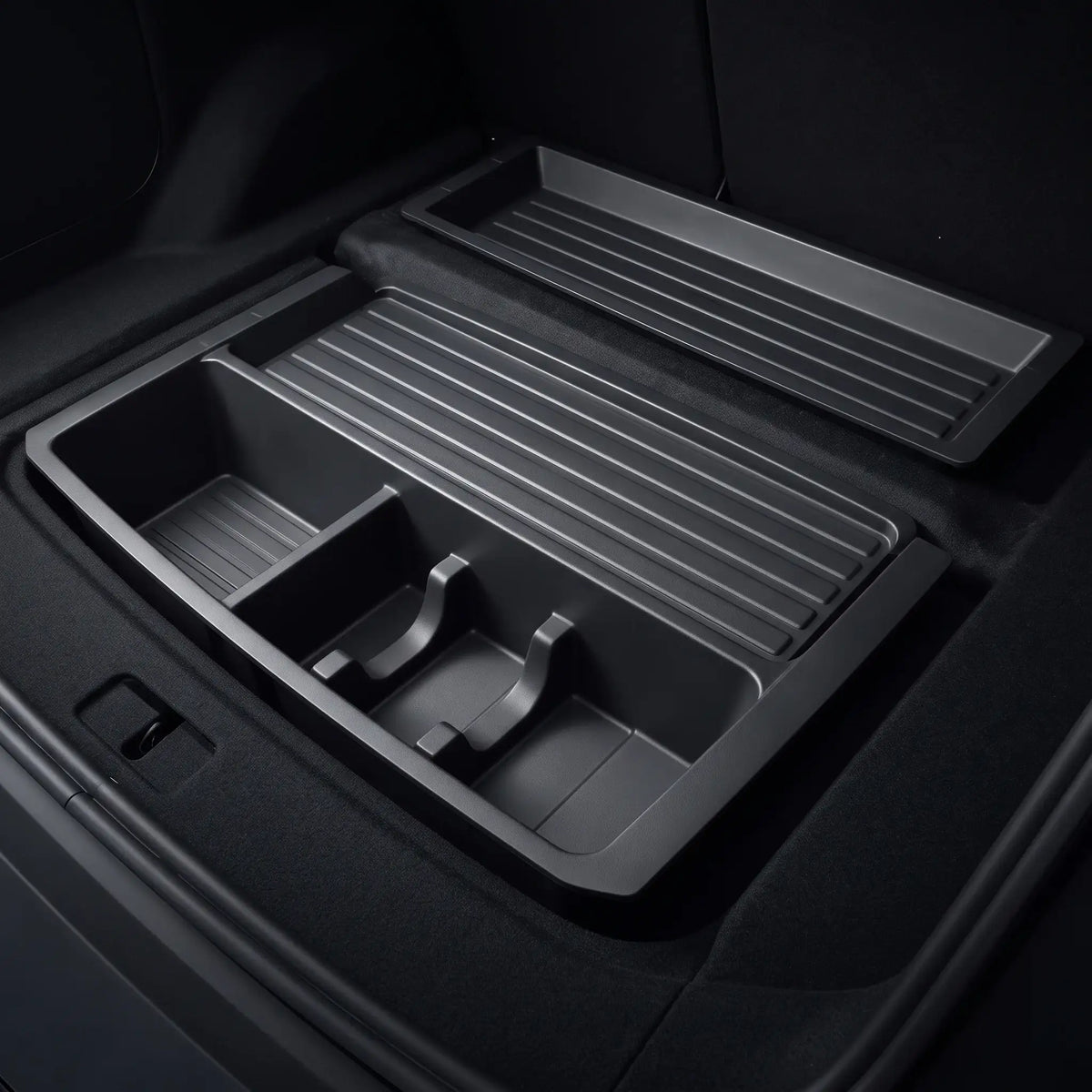 XPeng G6 Rear Trunk Boot Storage Tray Cargo Organizer Box Hidden Bin | carblaze 1