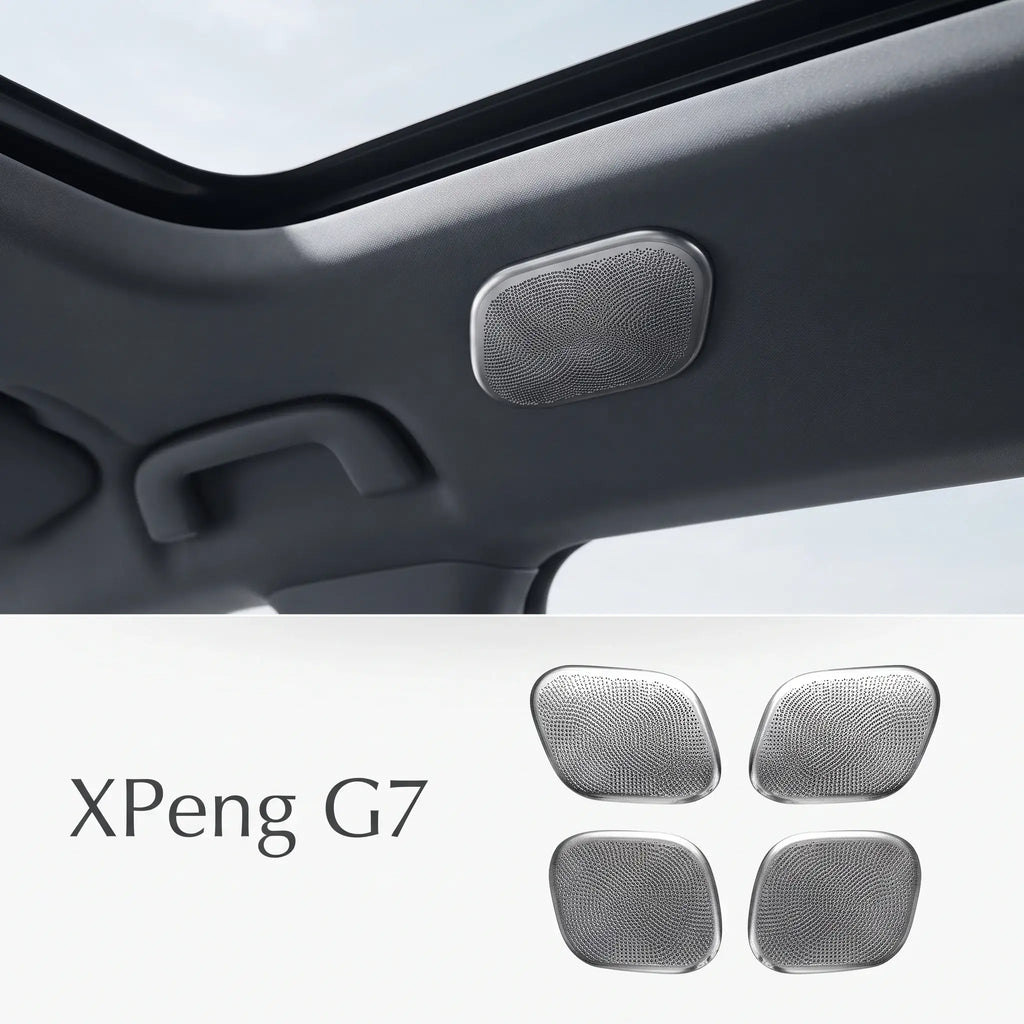 XPeng G7 Audio Speaker Cover Trim Roof Sound Loudspeaker Mesh (4 Pcs) | carblaze 1