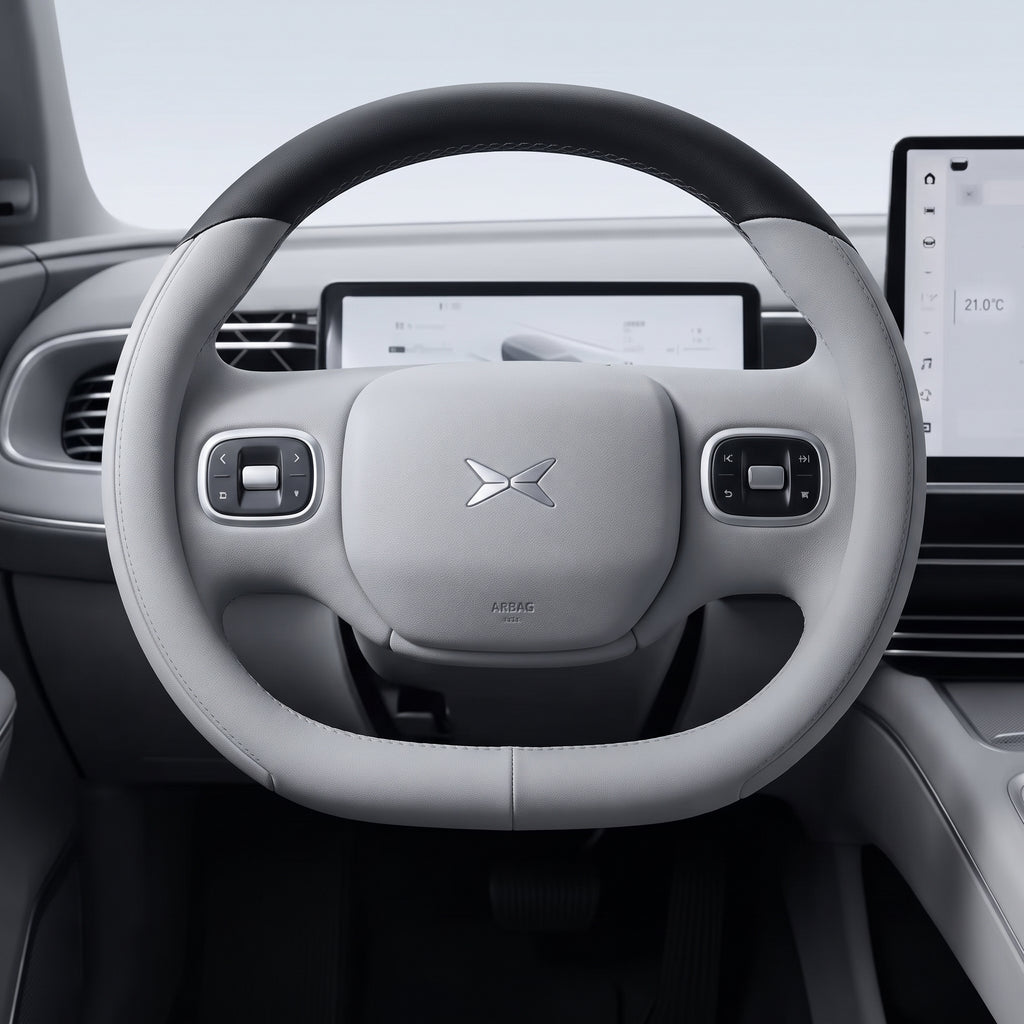 Copertura antiscivolo in pelle per il volante di XPeng G6
