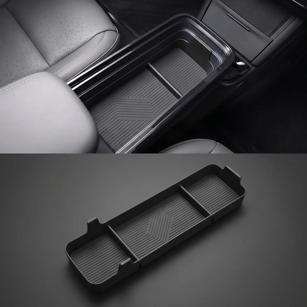 Armrest Storage Box & Lower Center Console Organizer Tray Insert Kit for Lynk & Co 02 | carblaze 1