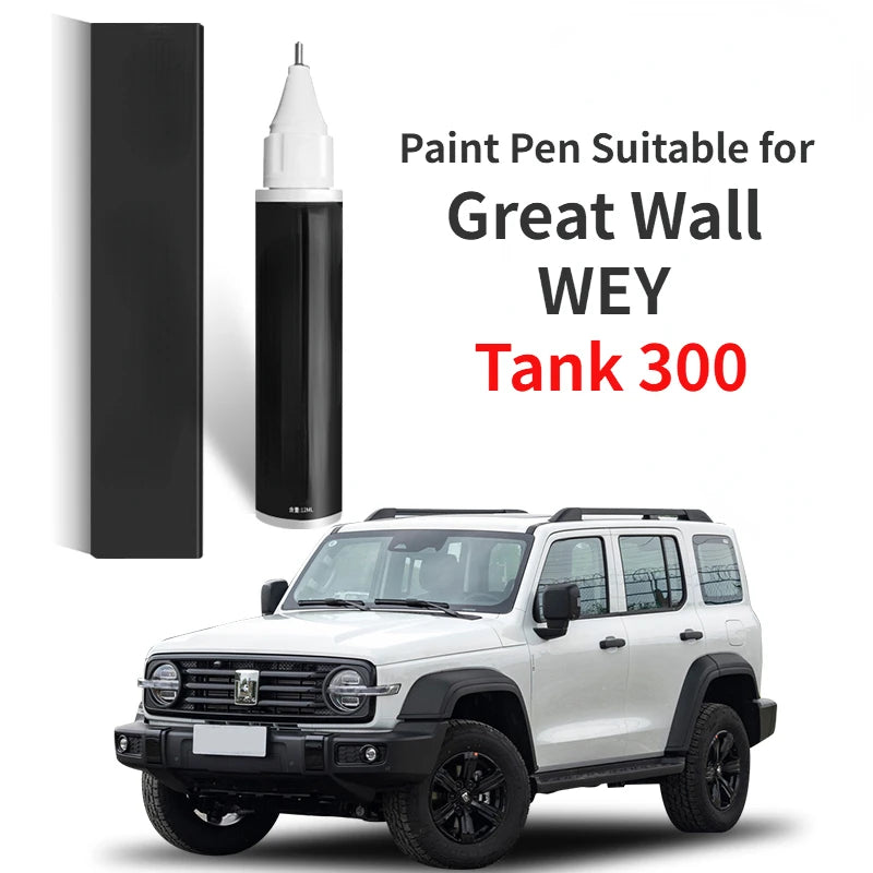 Paint Fixer for Great Wall Tank 300 | Touch Up Pen White Rich Black Pineapple Gray Wave Complete Kit