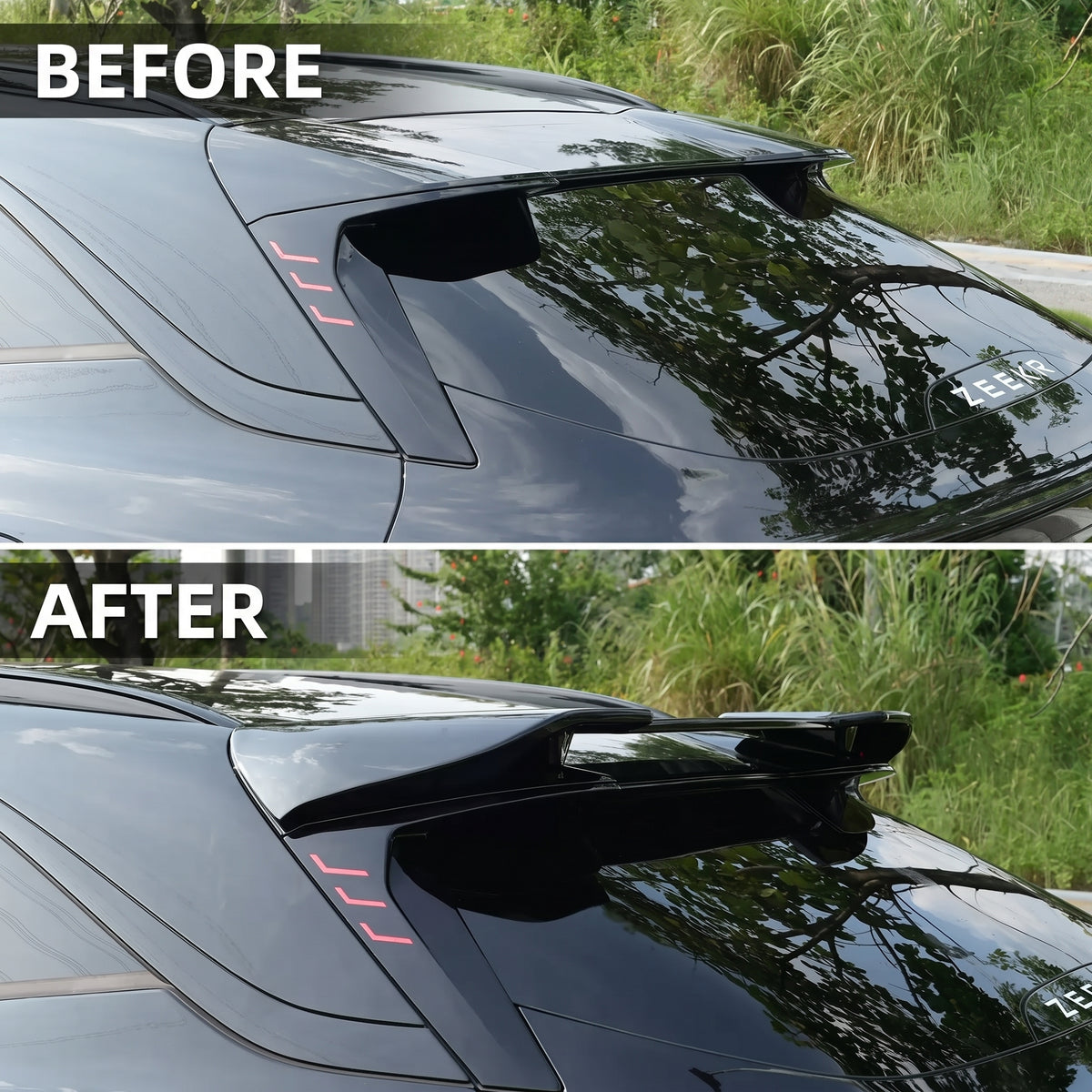 Premium ABS Rear Spoiler for ZEEKR 7GT – Aerodynamic Trunk Wing