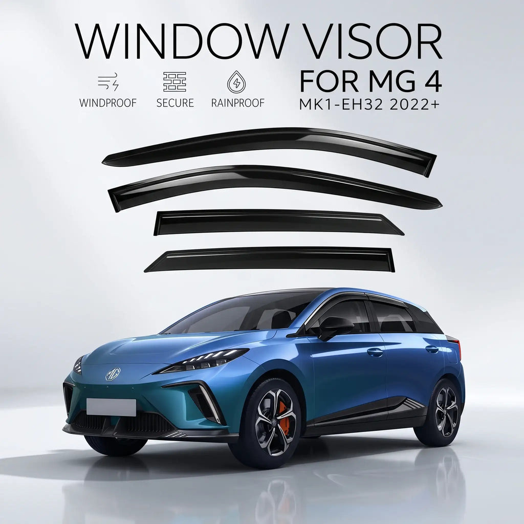 Window Visors Side Vent Rain Guards Sun Shade Deflector for MG Models | carblaze 1