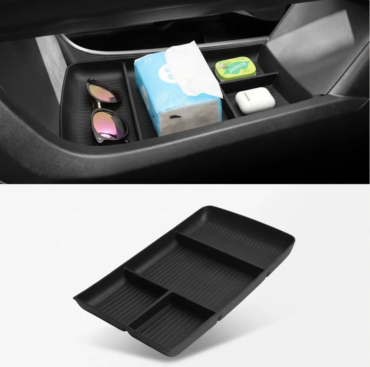 Lower Center Console Storage Box Organizer Secondary Tray Case for MG S5 | carblaze 1