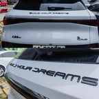 Rear Bumper Glossy Black Badges LOGO for BYD BYD9