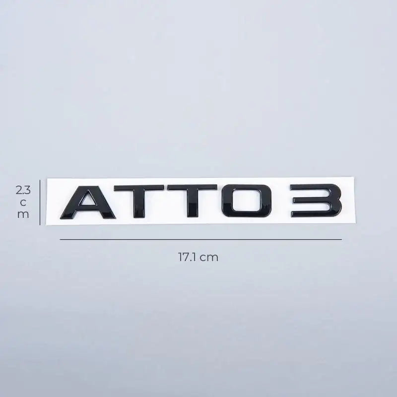 Rear Bumper Glossy Black Badges LOGO for BYD BYD18