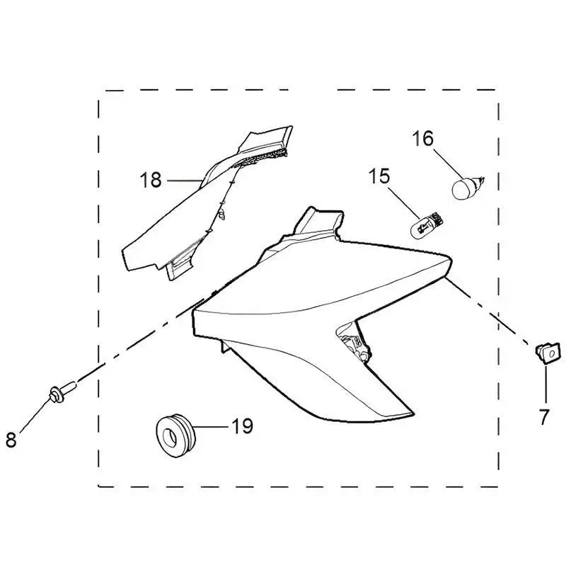 Rear Tail Light For MG4 MG3