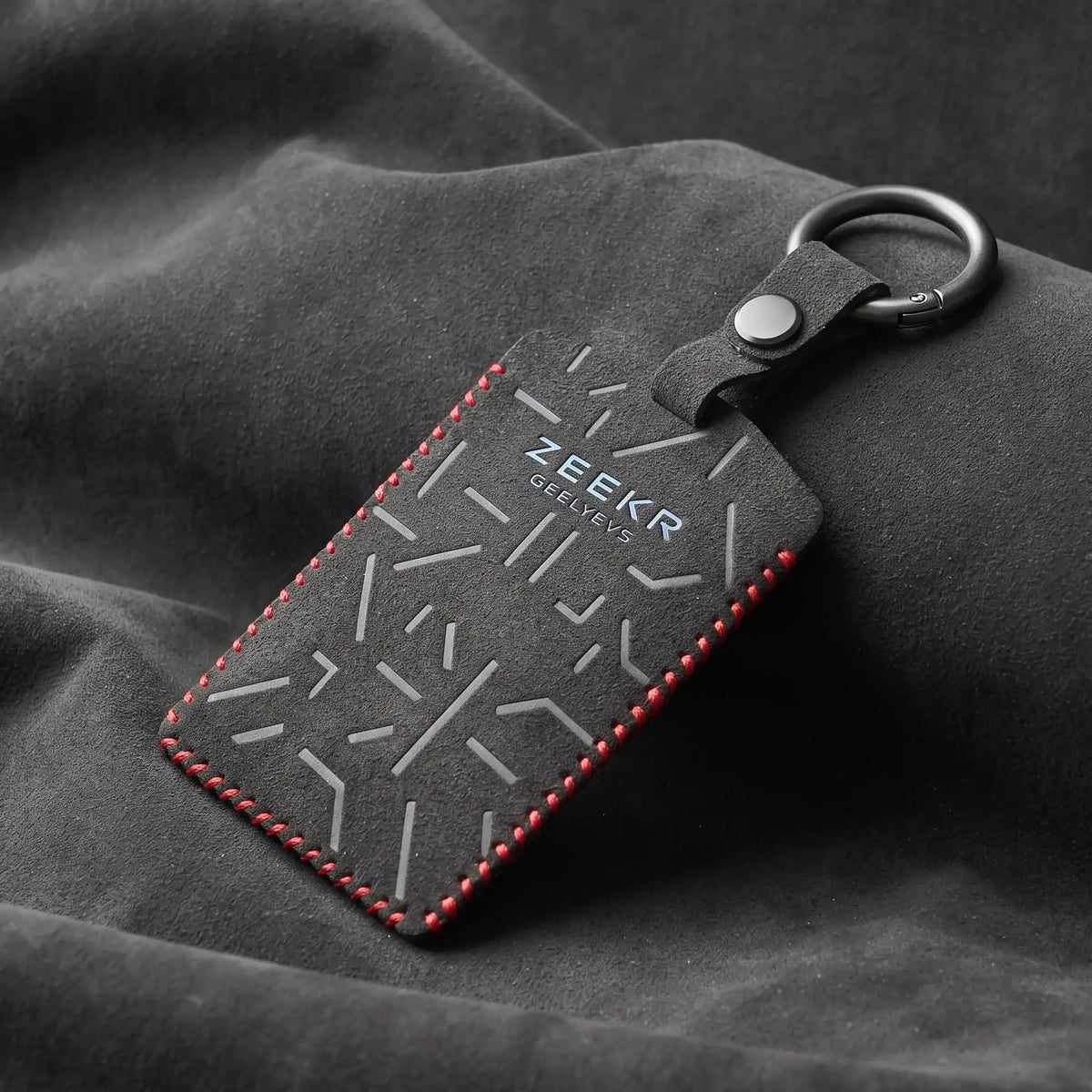 Premium Suede Car Key Card Protector Case Cover for ZEEKR | carblaze 1