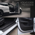 Carbon Fiber Car Door Sill Protectors & Anti-Kick Mat for Volvo EX30 | carblaze 1