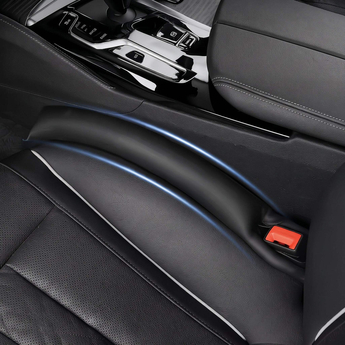 2Pcs Car Seat Gap Filler Leakproof Drop Stop Strip | carblaze 4