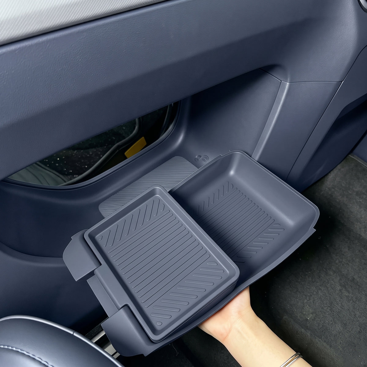 Kit intérieur de 18 pièces pour Leapmotor B03X, plateaux de console en silicone TPE
