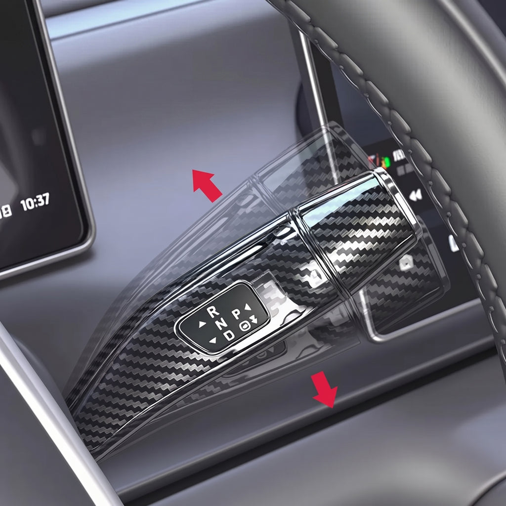 Gear Shift Stalk & Wiper Lever Protective Cover Trim for Leapmotor C10 / C16 | Steering Column ABS Interior Accessories