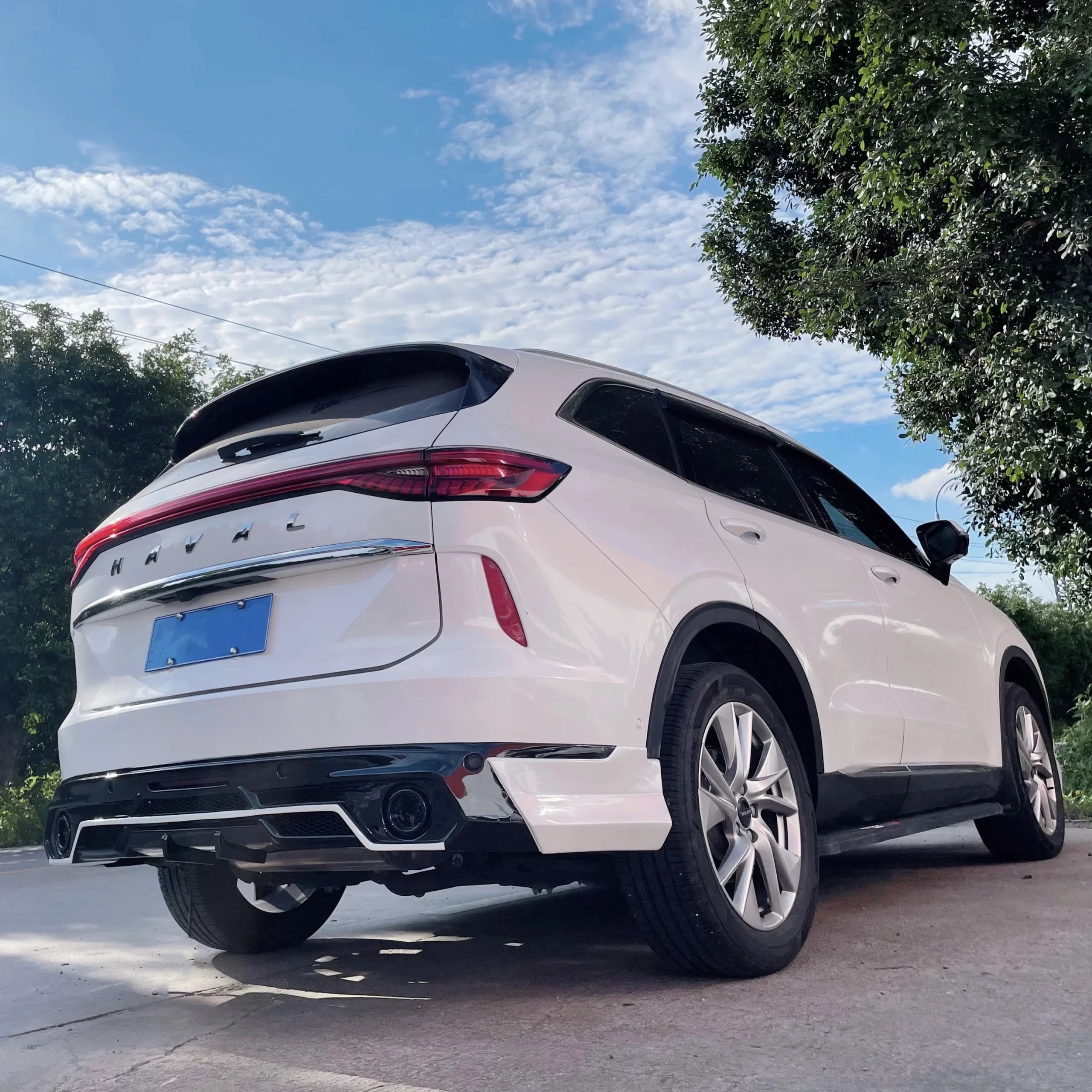 Custom Front Rear Bumper Spoiler & Tail Wing for Great Wall Haval 3rd Gen H6 2023