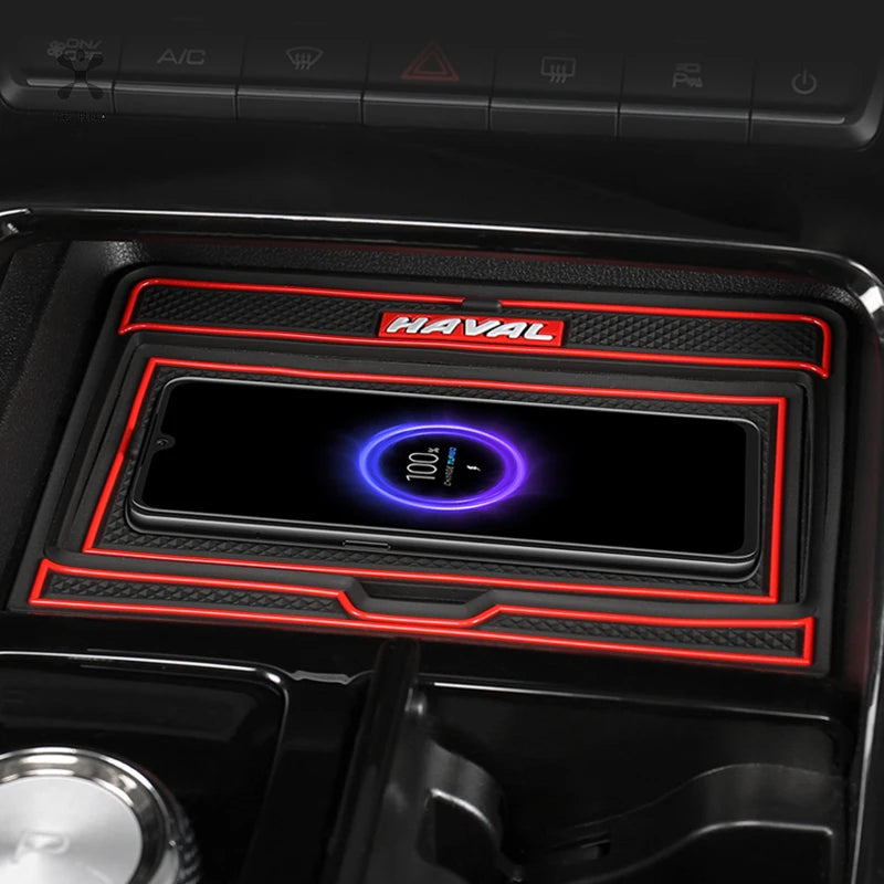 Custom Car Coasters Mats for Haval H6 LHD 2021-2023 GT 3rd Gen - Silicone Cup Holder Inserts