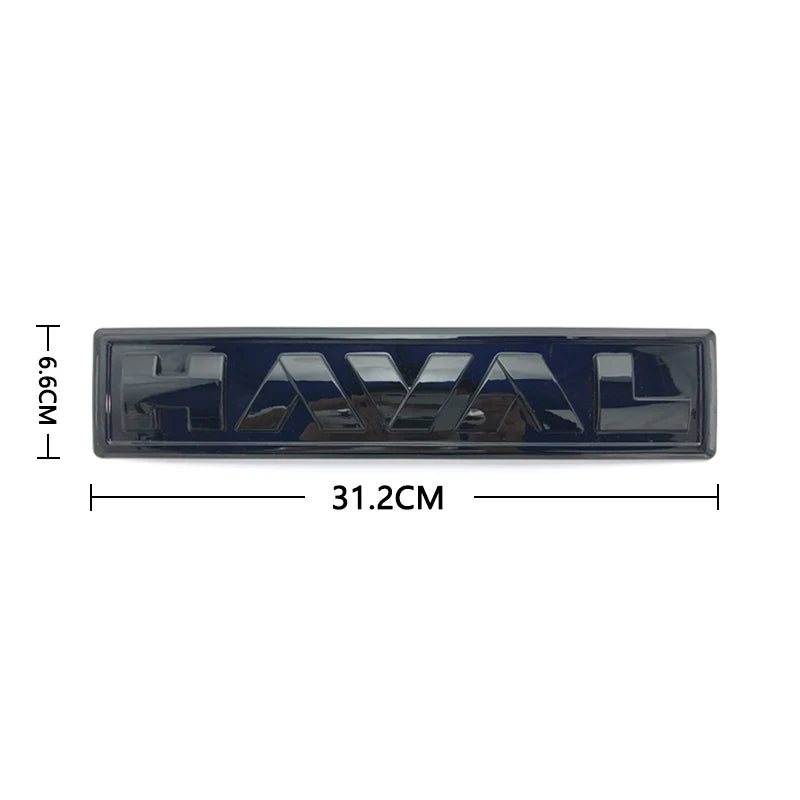 Custom Front Grille & Hood Logo Decals for Haval H6 3rd Gen DHT-PHEV 2023 | High-Quality Car Emblem Stickers