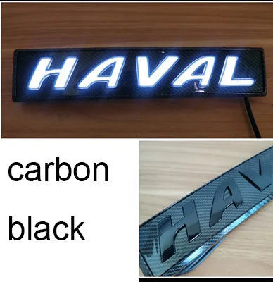 Custom Fit LED Front Logo Light for Haval H6 Dargo F7 M6 H9 Jolion -30.8cm Glowing Emblem for Great Wall GWM Grill