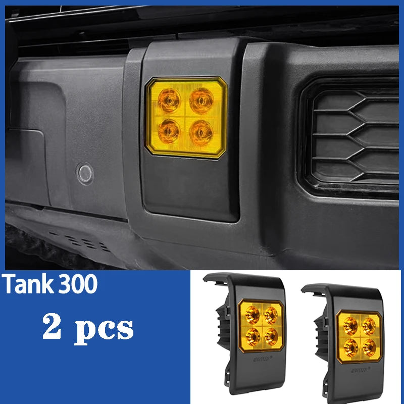 Great Wall Tank 300 Front Fog Lights Bumper LED Spotlights | High Visibility Driving Lights