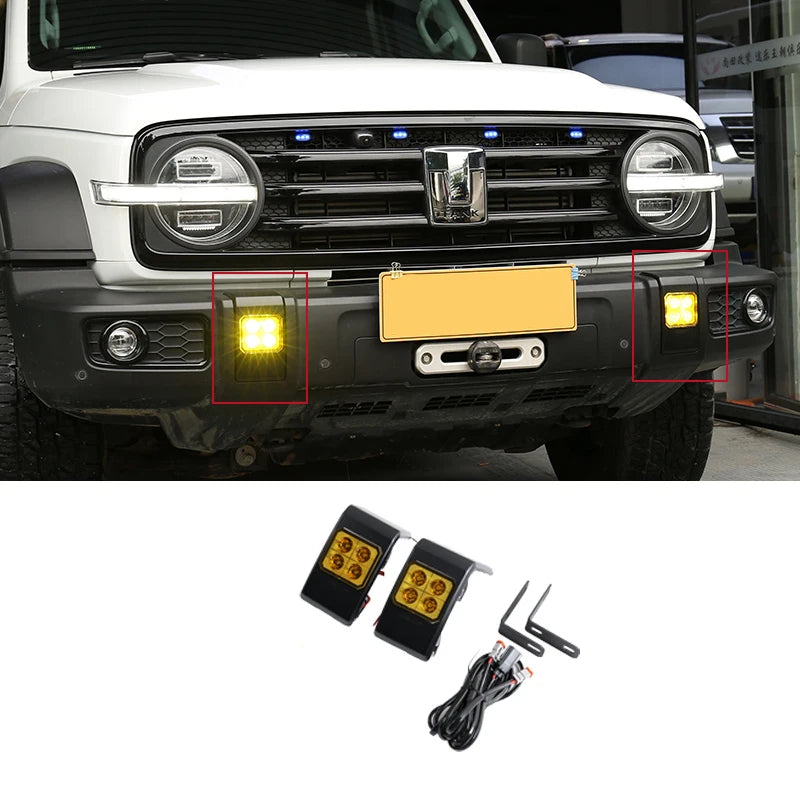Great Wall Tank 300 Front Fog Lights Bumper LED Spotlights | High Visibility Driving Lights
