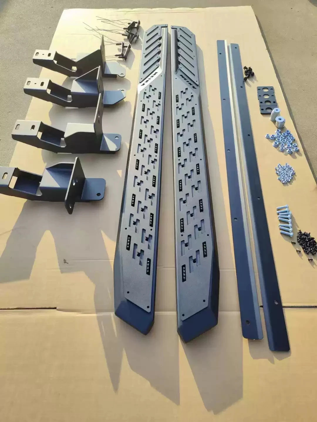 Side Steps for Wey Tank 300 - Round Tubing Nerf Bar Running Boards with Drop Step