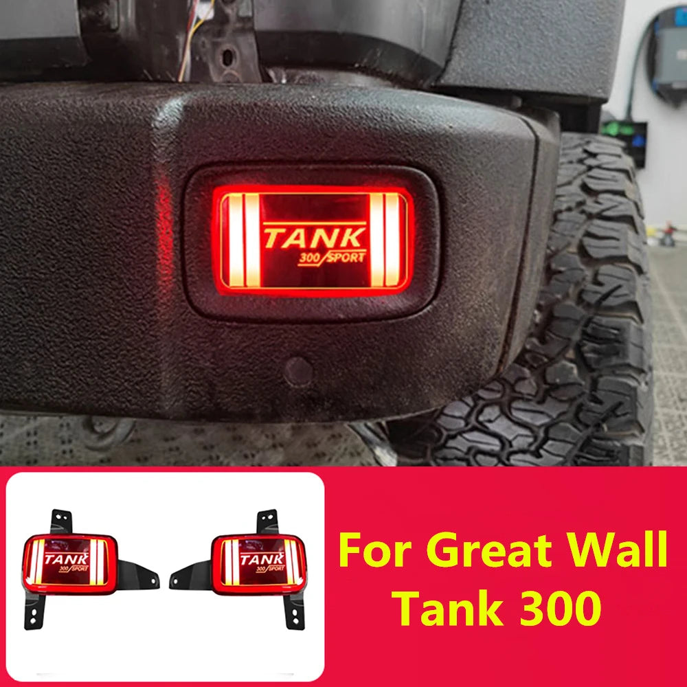 Custom Rear Bumper Lights Assembly With Brake Light Turn Signal for Great Wall GWM WEY Tank 300 2021-2024