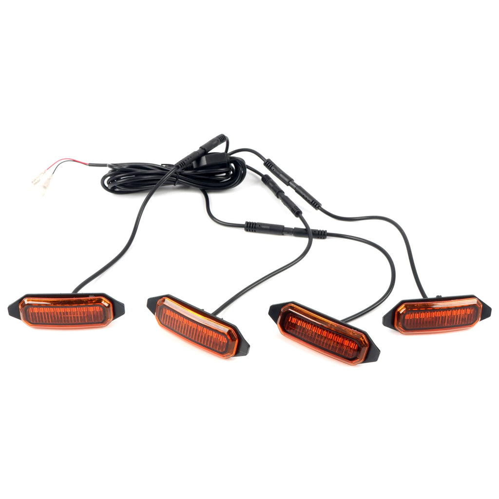1 Set Great Wall GWM Tank 300 2020-2024 Front Center Grille Lights Headlights Decor - Custom Fit LED Accent Trim