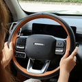 Custom Microfiber Leather Hand Sewn Steering Wheel Cover for GMW Great Wall Haval H5 II 2023 2024 Car Interior
