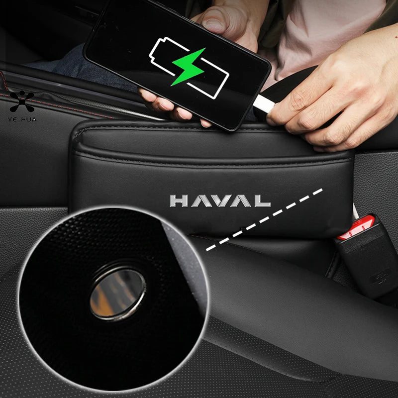 Haval H6 3rd Gen DHT-PHEV Car Seat Crevice Storage Box - Custom Fit Slot Organizer