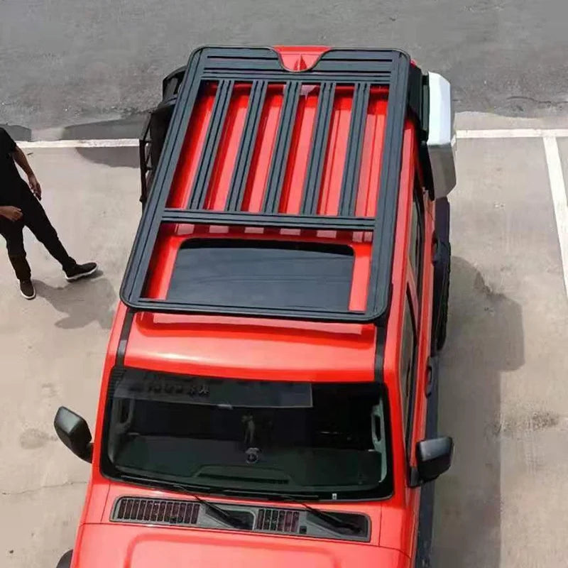 Haval Dragon Roof Platform Rack with Side Ladder -Roof Luggage Carrier for Camping and Overlanding