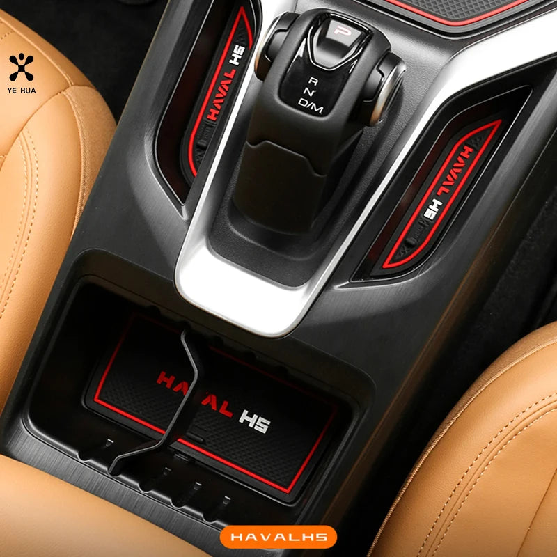 2024 Haval H5 Door Groove Pad Non-Slip Interior Mat | GWM Great Wall Rubber Cup Cushion