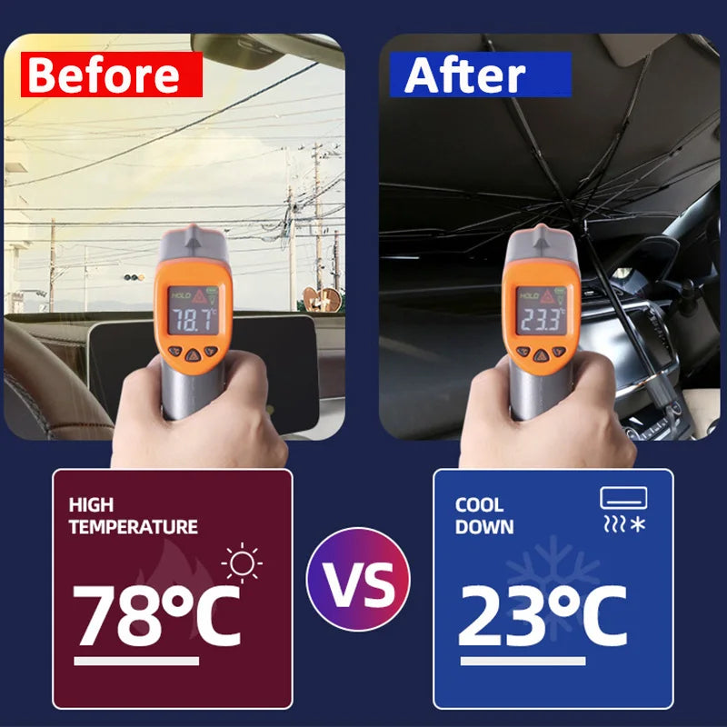 Car Windshield Sun Shade Cover Front Window Sunscreen Parasol For Haval Jolion F7 F7x H6 2021 H2 H2S H3 H8 H9 M4 2022 2023