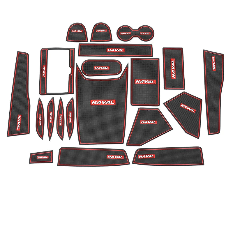 Custom Car Coasters Mats for Haval H6 LHD 2021-2023 GT 3rd Gen - Silicone Cup Holder Inserts