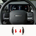 Aluminium Alloy Steering Wheel Shift Paddle Sticker Decoration for GWM Haval H5 II 2023 2024 Car Accessories