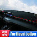 Custom Dashboard Sun Shade Mat for Haval Jolion 2021 2022 2023 LHD RHD Non-slip Instrument Desk Cover