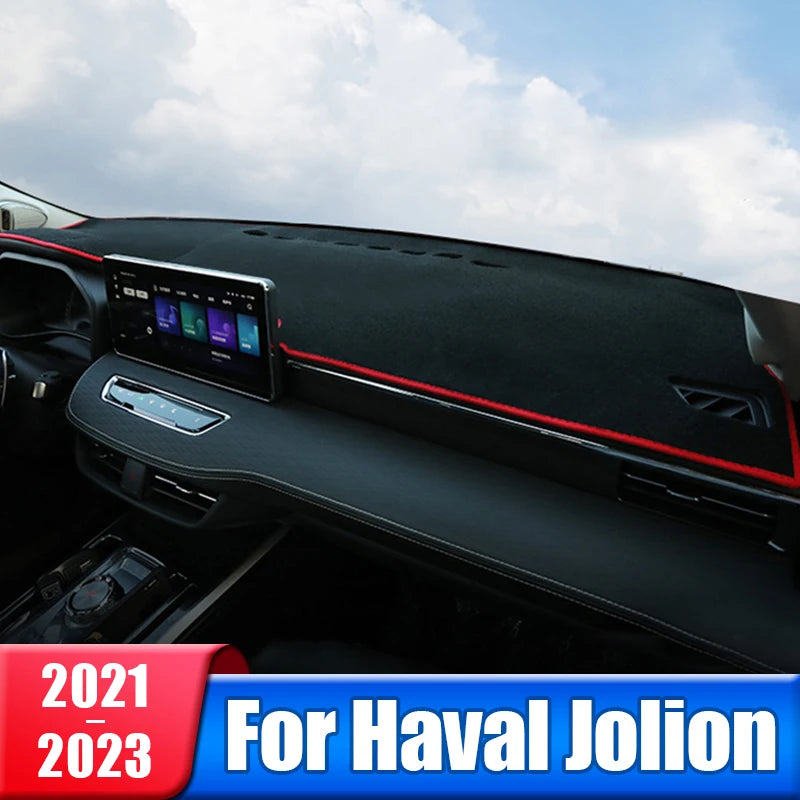 Custom Dashboard Sun Shade Mat for Haval Jolion 2021 2022 2023 LHD RHD Non-slip Instrument Desk Cover